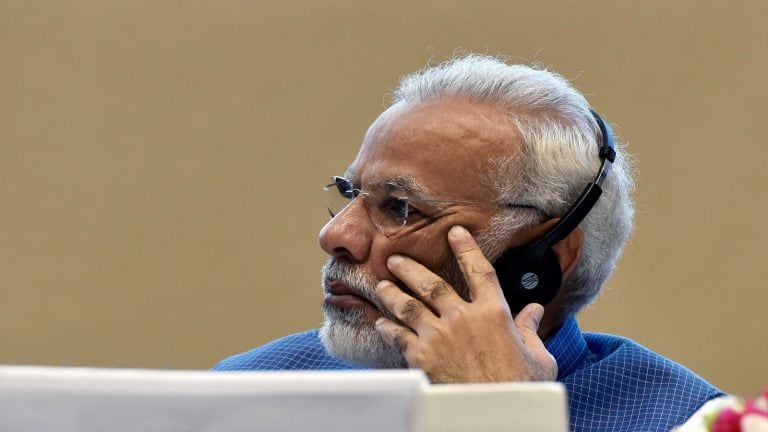 PM Modi Faces Call Drops，敦促电信部门寻找技术解决方案：报告