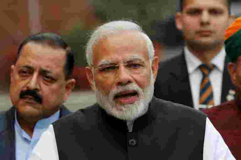 Narendra Modi在Gorakhpur推出PM Kisan计划
